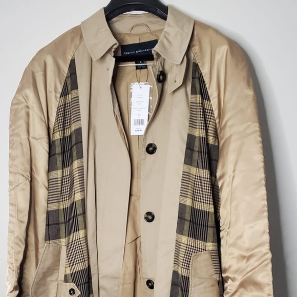 French connection Anais Check Belted  trench - Picture 5 of 6